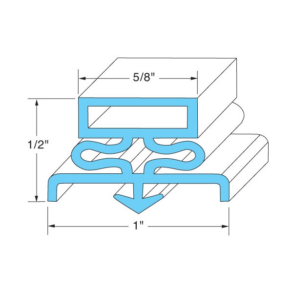 Door Gasket For - Part No 341-39080